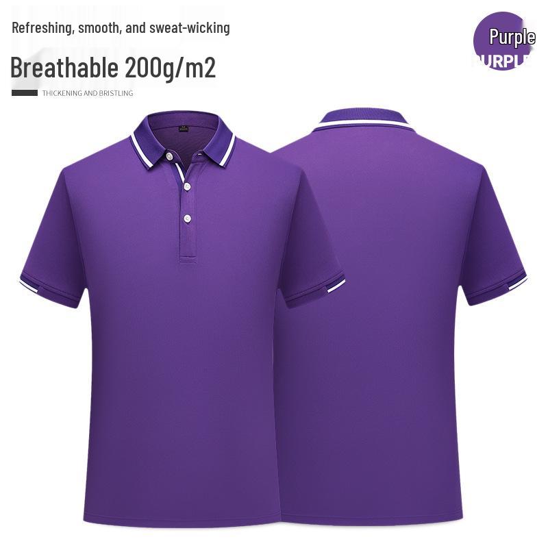 Custom Quick-Dry Polo with Turn-Down Collar for Corporate Events and Logo Branding