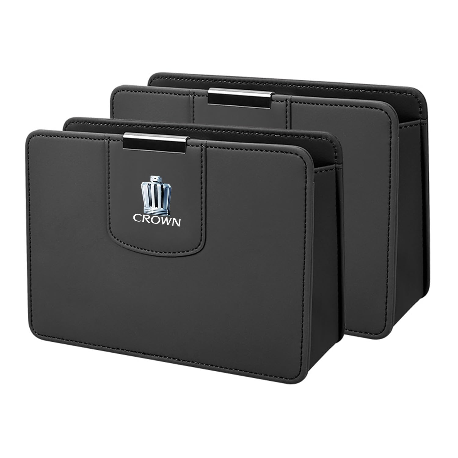 

Fumezu Car Trash Can Compatible with Toyota Car Storage Car Storage Seat Back Large Capacity Car Trash Bag Easy to Car Pocket Car Door Side Magnetic