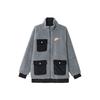 Retro Sports Stand Collar Reversible Workwear Jacket for Men