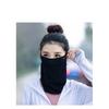 Eis-Seide UV-Sonnenschutz Gesichtsmaske Koreanischer Sommer Sport Radfahren Atmungsaktives Netz Ohrschlaufe Unisex Nackenschutz