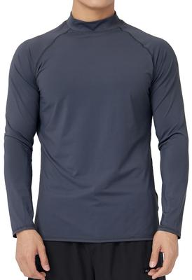 Rashguard for Long Sleeve UV AL21009MCGY [Acrais] Men, T-Shirt, Swimwear, Protection, UPF50+, Pool, Sea, Beach, Sauna, Surfing, Wetsuit, Amphibious,