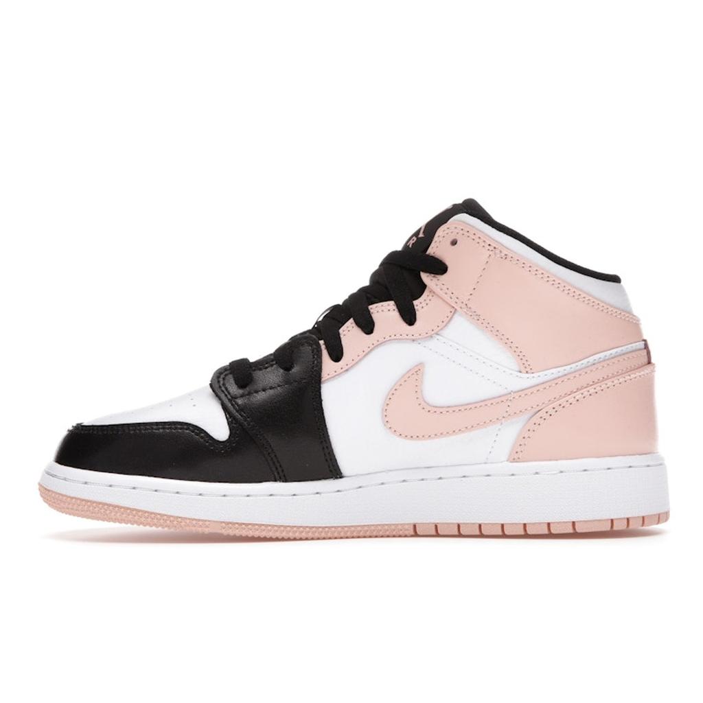 Air Jordan 1 Mid GS Crimson Tint Kids Sneakers Orange White Black 554725-133