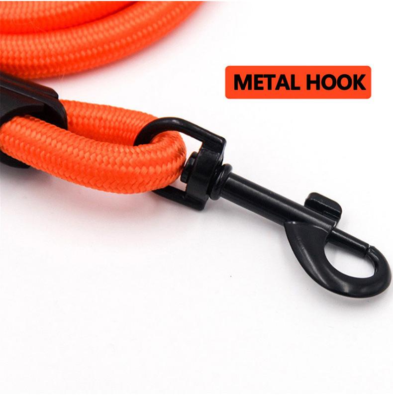 Multicolor Pet Leash with Comfort Foam Handle, Durable Nylon Rope Dog Cat Lead for Walking