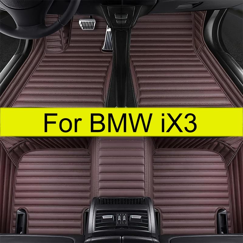 Car Floor Mats For BMW iX3   Auto Foot Pads Automobile Carpet Cover Interior Accessories