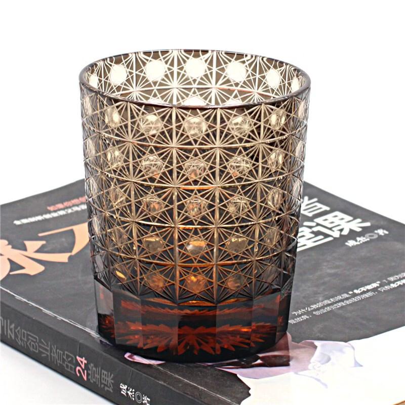 

Jingpin Japanese Edo Kiriko Crystal Whiskey Glass