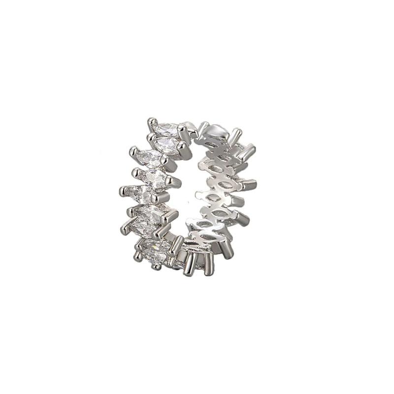 New Horse Eye Zircon Earcuff Clips On Earring for Women Girls No Fake Piercing Cartilage Earrings Ear Ring Without Hole