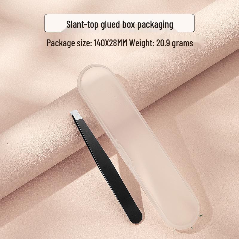 Stainless Steel 96-Piece Eyebrow & Beard Tweezers Set with Double Eyelid Stickers