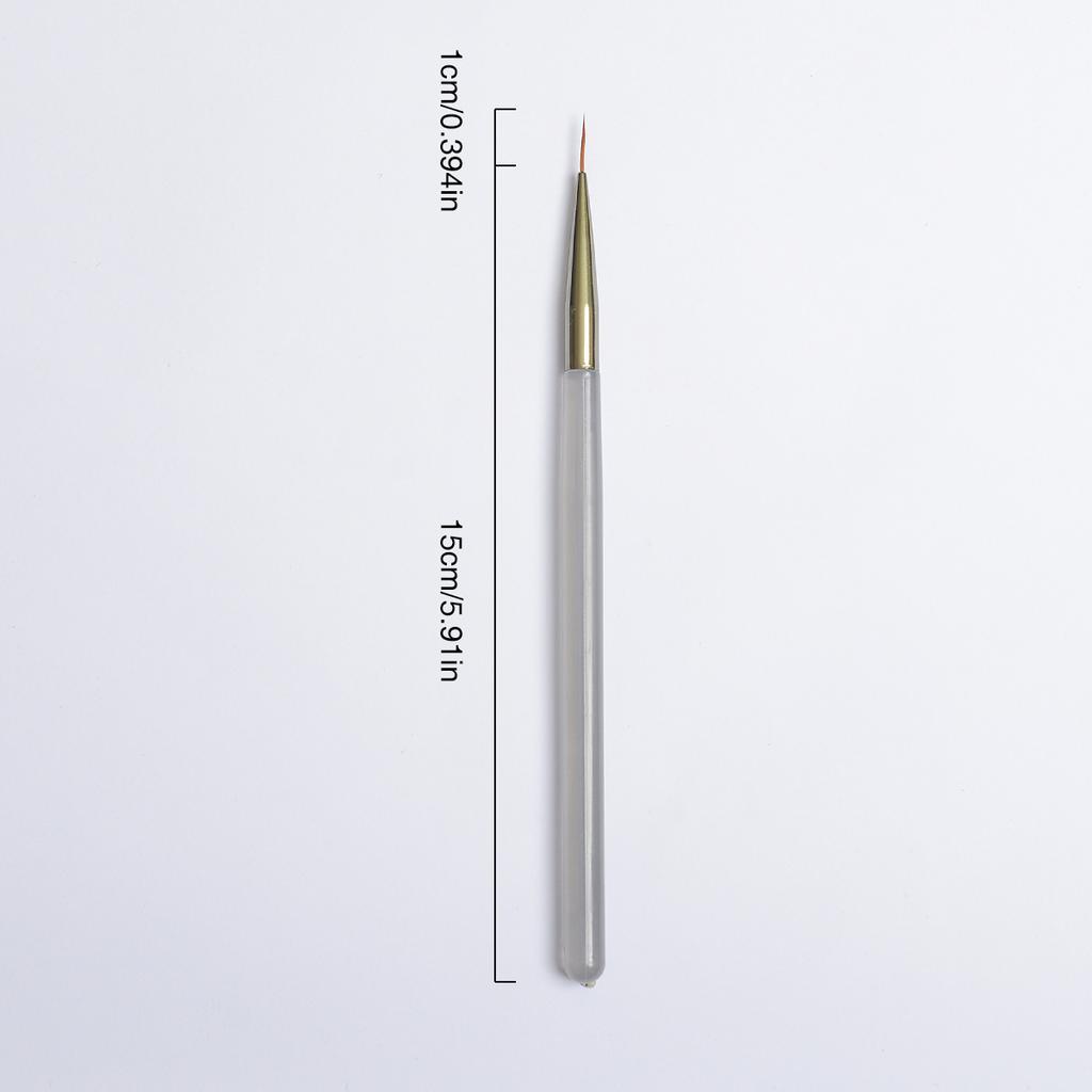 Nail art brush set, including drawdown brush, gradient shading brush, flower painting brush, round head light therapy tool brush