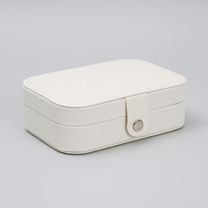 Jewelry storage box High-grade anti-oxidation stud earrings, necklace, jewelry ring grid desktop large-capacity display box