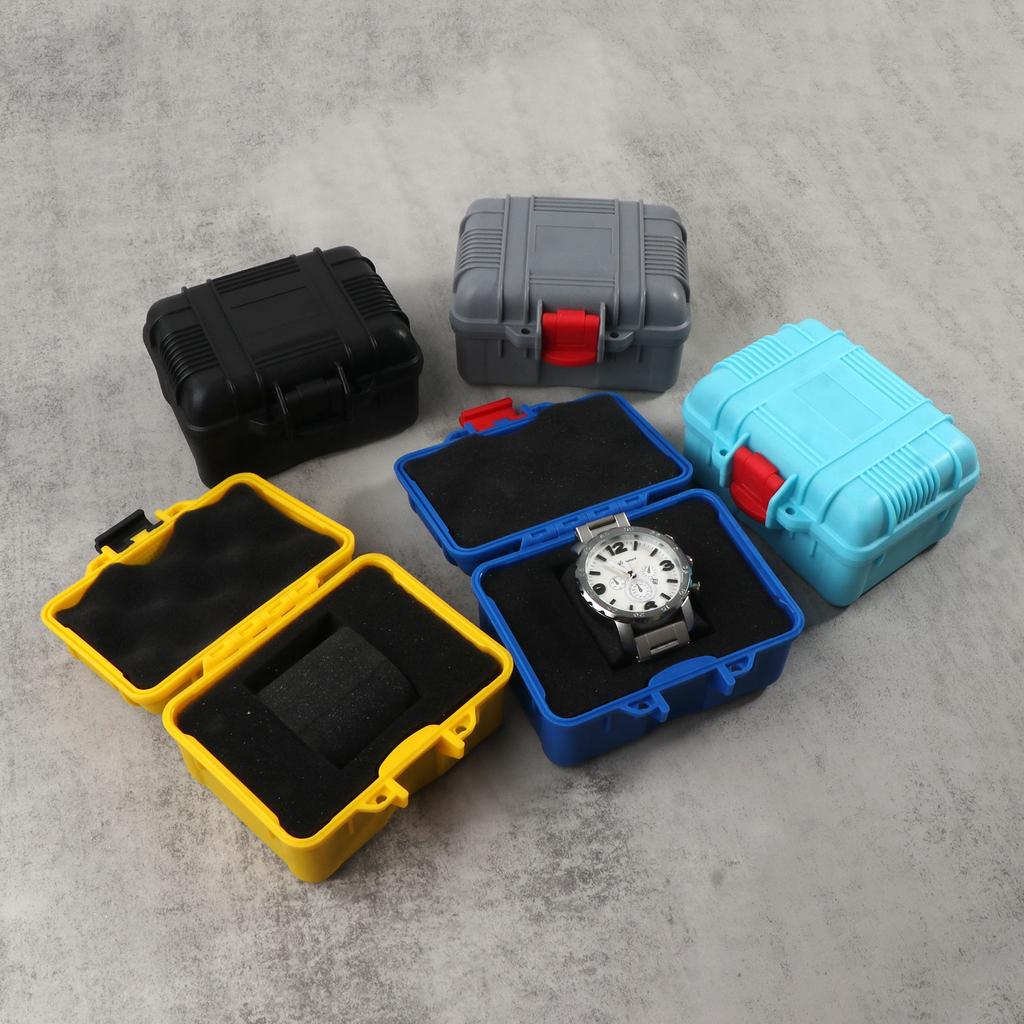 1 Slot Shockproof Watch Box Waterproof Watch Organizer Watch Storage Case Protective Watch Box ABS Material for Watch