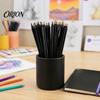Drawing Pencils with Durable Core 12PCS Rainbow Colored Pencils, Black Wood Barrel And for Toddlers Lead Core, Art Training Sketching Kids Supplies