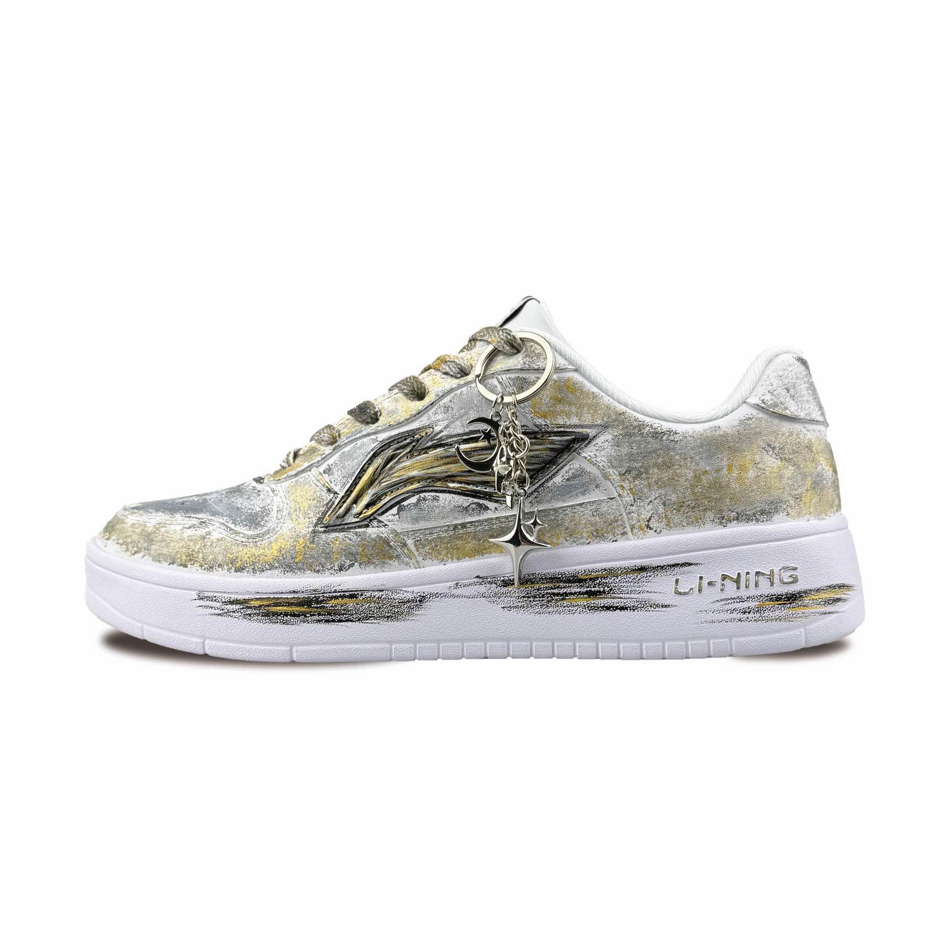 Li Ning Плавающая Лодка Износостойкие Дышащие Низкие Кеды для Скейтборда Мужские AGCS419-1(Team1769-) 45