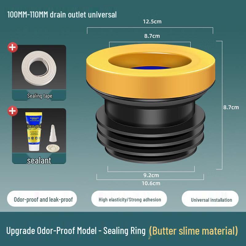 Toilet Odor-Proof Flange Seal Kit