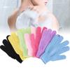 7pcs Bath Glove Shower Body Deep Cleaning Exfoliating Skin Spa Massage Scrub Glove7pcsSet