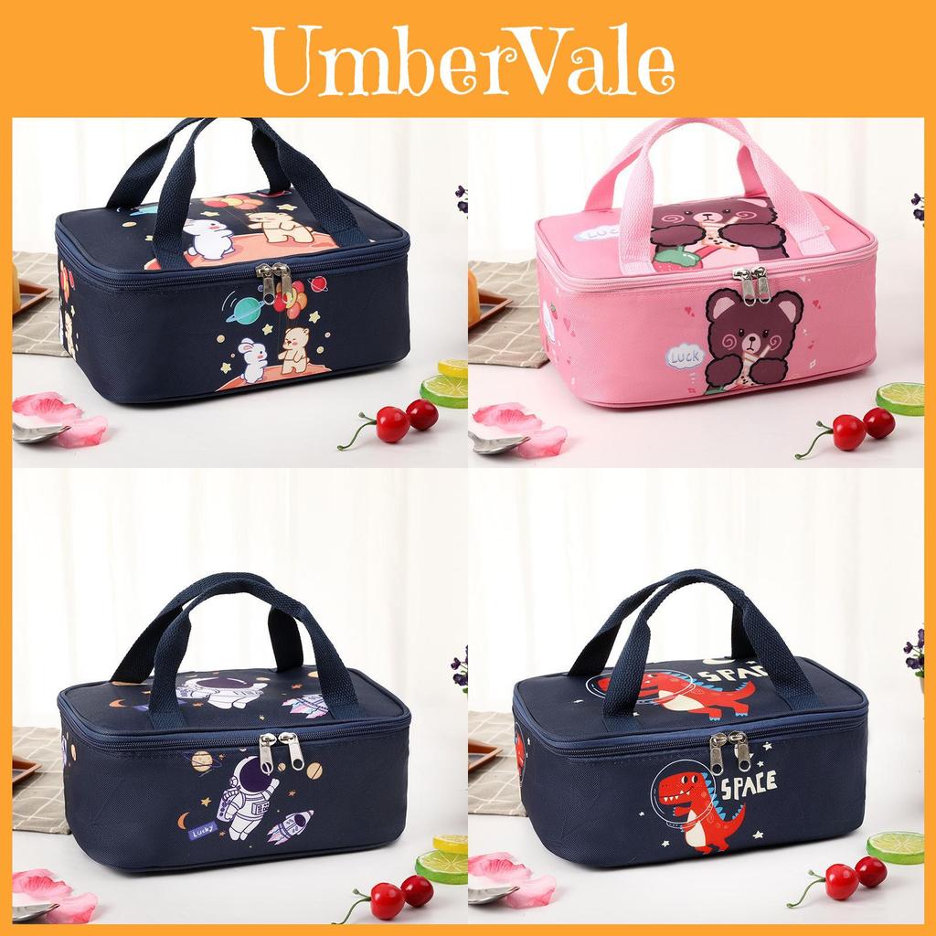 Space Bear Bento Cooler With Reusable Material For School And Travel