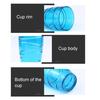 4Pcs Plastic Tumblers Set Reusable Tumbler Glasses with Swirl Design Stackable Water Cups for Garden Picnics Camping BBQs Parties