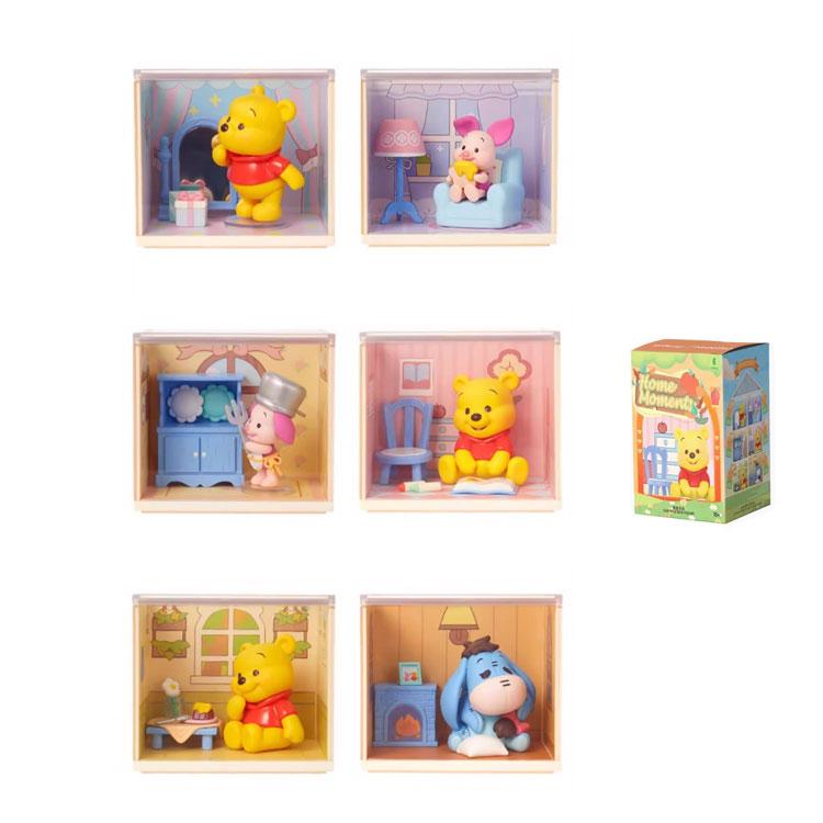 

MINISO x Disney Винни Пух Коллекция Моментов Дома Мистери Боксы Один Мистери Бокс/Полная Коробка 6 Шт Кукла
