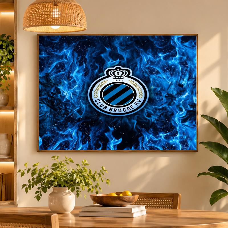 5D Diamond Painting Club Brugge FC DIY Full Drill Diamond Art Kit Home Decoration
