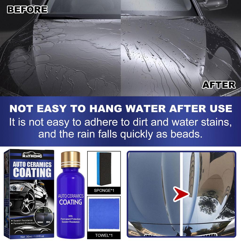 Car Liquid Detailing Ceramic Coating Car Products Ceramic Coating Nano Glass Plated Crystal Car Polish 9H Hardness High Gloss
