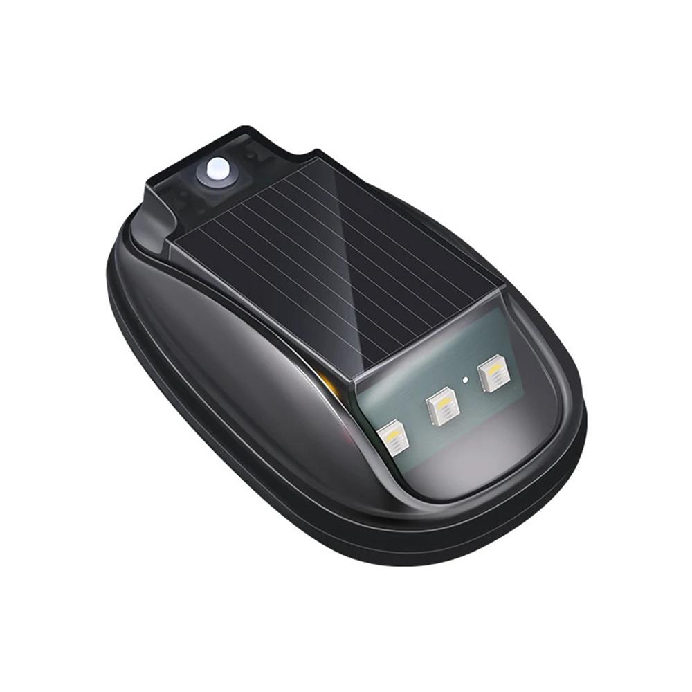 4Pcs LED Wireless Solar+USB Powered Cab Lights Car Truck Top Roof Light Multicol