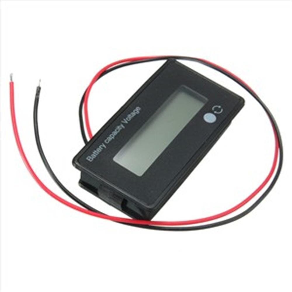 GY-6GD 7-100V Battery Monitor LCD Display Voltage Indicator for Golf Cart RV Lithium Ion Battery With Low Power Alarm