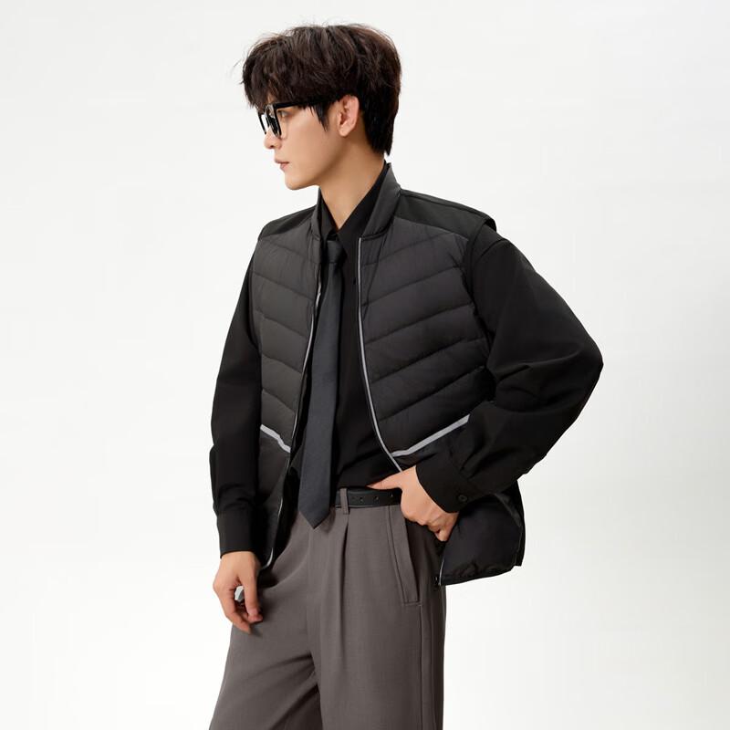 Xuezhongfei Unisex Hooded Down Vest X2521322729F