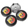 4Pcs 60mm Car Emblem Badge Wheel Center Hub Caps Cover for Abarth 500 595 695 Punto Stilo Palio Bravo Doblo Aegea Strada