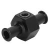Adapter do manometru ciśnienia paliwa Kształt T Port węża 3/8 cala Gwint NPT 1/8 cala Uniwersalne części samochodowe
