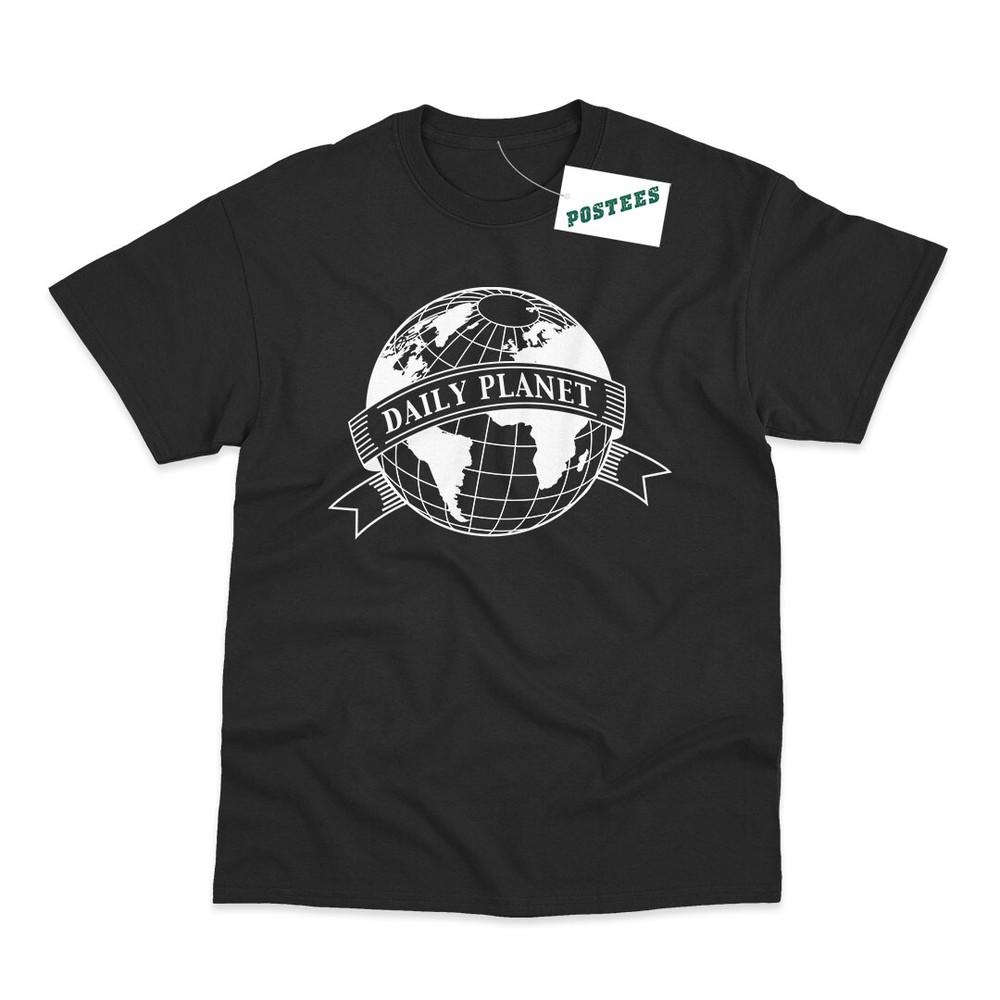 Daily Planet Globe Inspired by Superman Printed TShirt Unisex T-Shirt S
