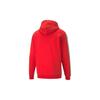 Puma Color Block Hooded Sweatshirt Men Tops Red 530272-11