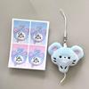 1 Piece Stuffed Mouse Plush Doll Keyring Bag Pendant Animal Children Toys Key Chain Kawaii Dolls Kids Christmas Gifts