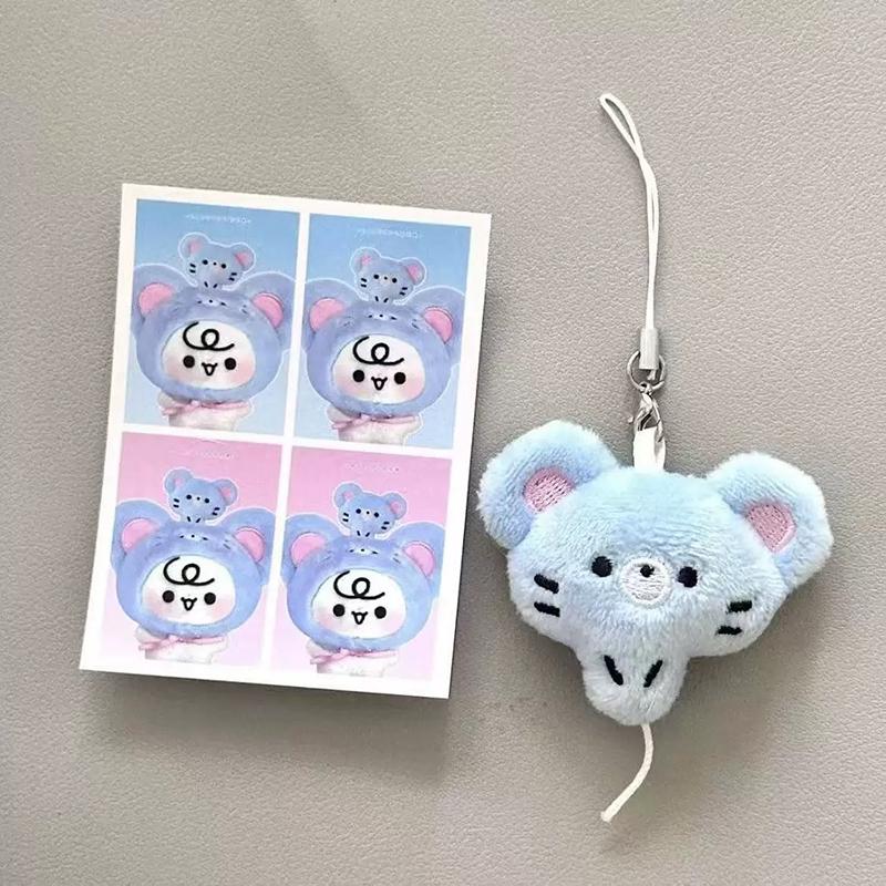 1 Piece Stuffed Mouse Plush Doll Keyring Bag Pendant Animal Children Toys Key Chain Kawaii Dolls Kids Christmas Gifts