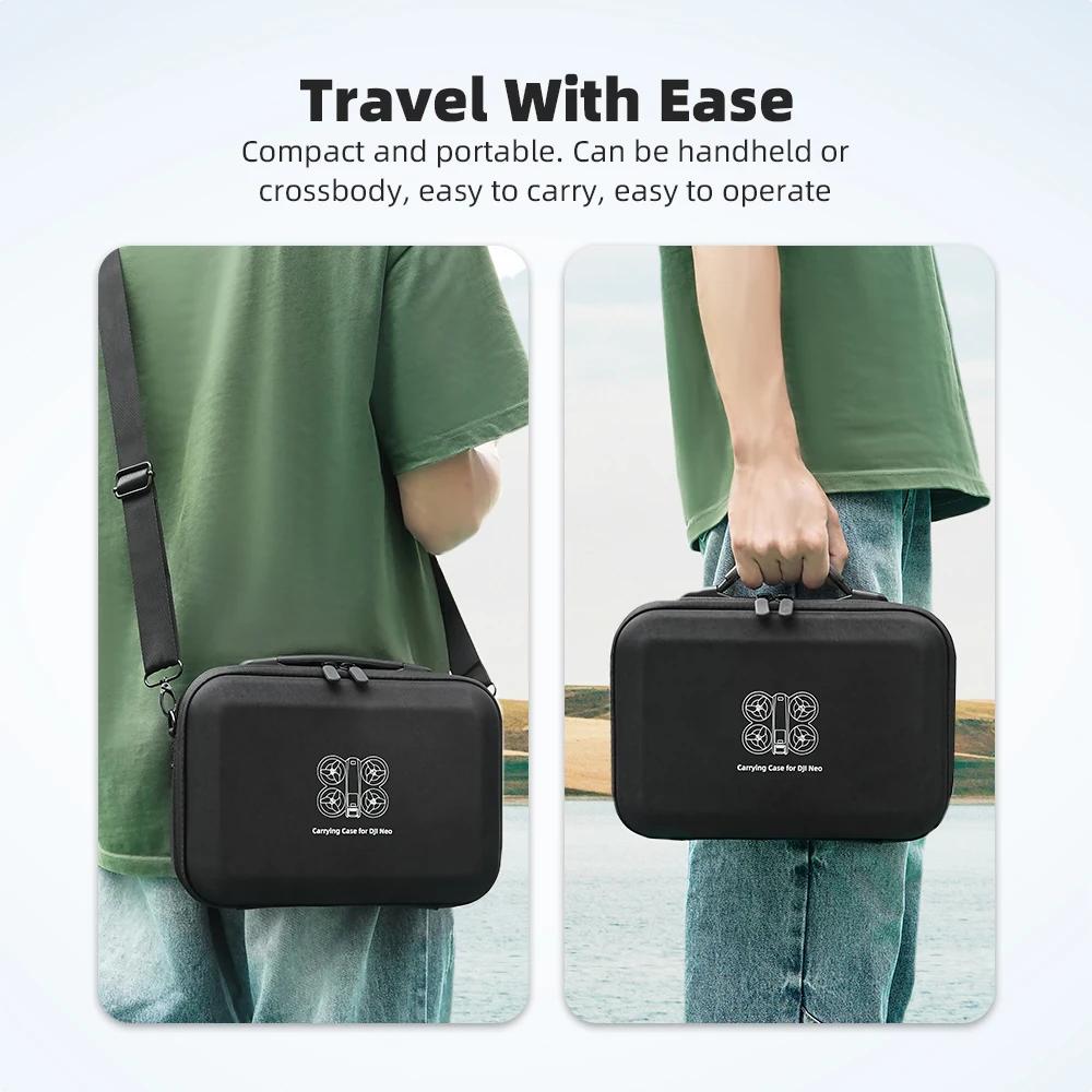 Storage Bag for DJI Neo Drone Protective Handbag Portable Crossbody Carrying Case Light Handy for DJI RC N3 Controller Accessory