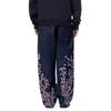 Blugi unisex retro cu broderie cireșe, croială dreaptă, pentru femei, streetwear, bărbați, vintage, Y2K, pantaloni din denim