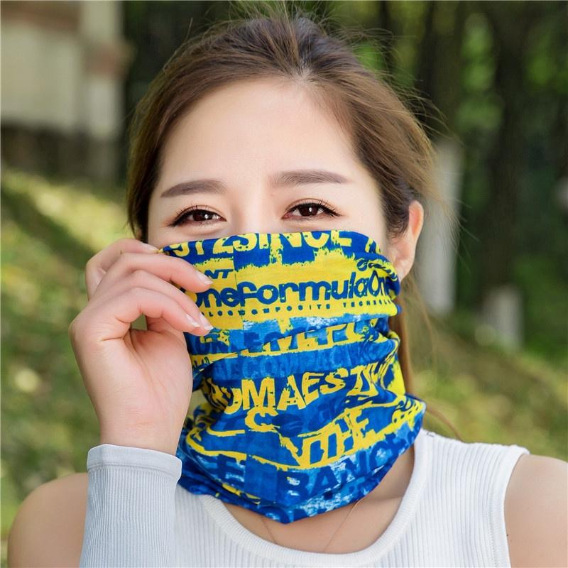 2020 Hot New Women Fashion Print sport Elastic Headwraps Hair Band cycling face scarf 3pcs-Random