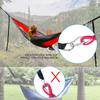 Swing hammock fixing belt 150cm, load capacity 1000kg, safe, wear-resistant, non-slip, easy installation, 2 carabiners, 1 dedicated storage bag