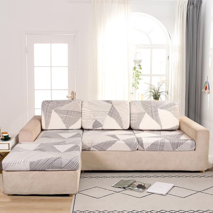 

Stretch Sofa Seat Cushion Cover Sofa Covers for Living Room Elastic Armchair Cover Corner L-shape Couch Cover Washable Removable Normal Size (S)-1pc