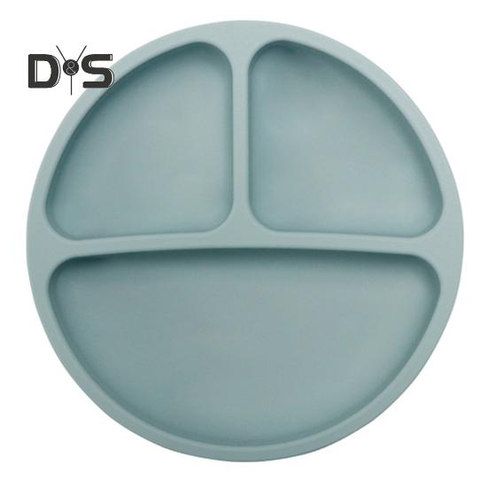 

Разделители для детских столовых приборов, мягкие термостойкие силиконовые присоски для пищевых продуктов, миска для детских столовых приборов, столовые принадлежности синий