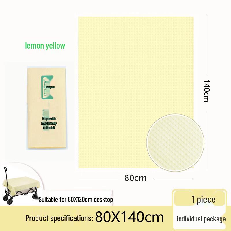 ZISIZ Disposable Plastic Picnic Tablecloth