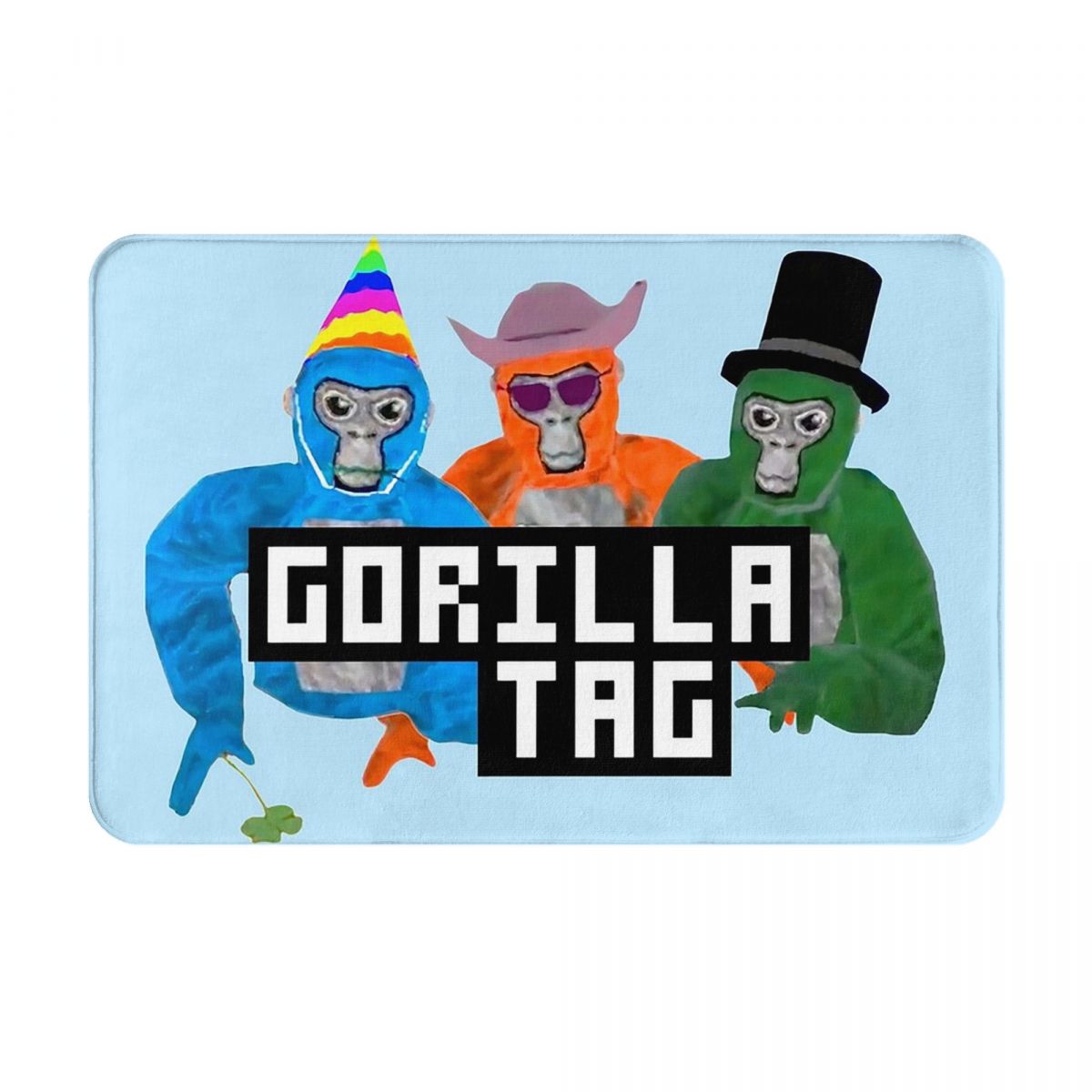 

Gorilla Tag Party Hat Gorilla Tag Merch Anti-slip Doormat Floor Mat Carpet Rug for Kitchen Entrance Home Balcony Footpad Mats 40cm x 60cm