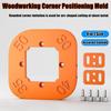 Router Corner Radius Templates Jig R10 R50 for Woodworking Curved Corners Milling Circular Radian Tool