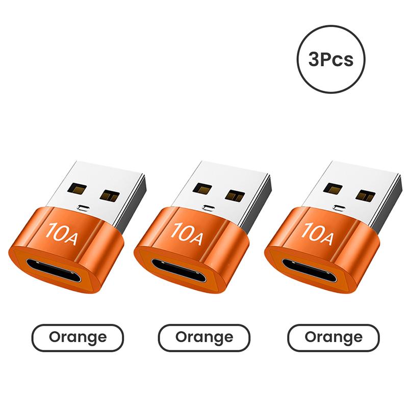 10A USB C To USB Adapter Type C Male To USB 3.0 Female Converter,Type-c/OTG Adapter for Data,Charging and Connecting