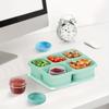 1-6 Pack 2.7 OZ Salad Dressing Container to Go with lids Tiny Condiment Containers Small Sauce Containers for Lunch Box