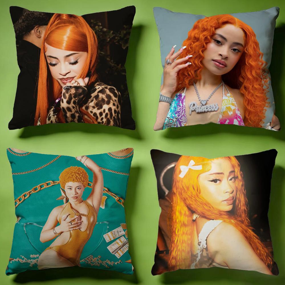 Fashion IIce Spiceing Cushion Cover Versatile DoubleSided Pillow Case Fit for Sofa Bed Car Daily Decor