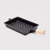 Acacia Cast Iron Induction Pan Frying Pan Square Pan Mini Pan