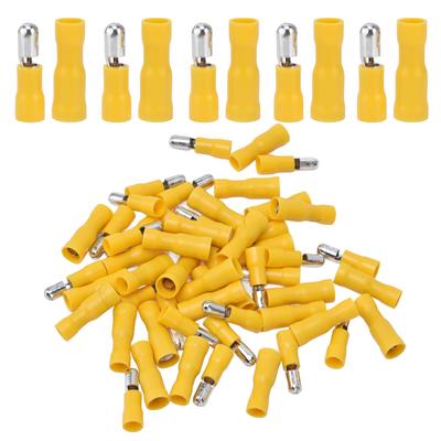 50Pcs Crimp Connector 12‑10 AWG Insulated Male Female Bullets Wire Terminal Set Kit