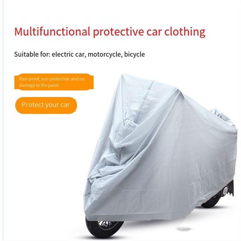 Waterproof Motorcycle Cover Outdoor Indoor Bike Scooter Protection Case Rain Dust UV Proof Sun Protection for Motorbike
