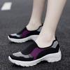 Foreign trade new casual platform sports shoes women's fashion low-top foot-fitting women's shoes fly-woven mesh breathable mother shoes