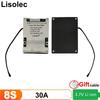 Li-Ionen 8S 29,6V 33,6V BMS Schutzplatine 30A Ladeentladung mit Balance Temperaturregelung für 18650 21700 Lithium-Batterie