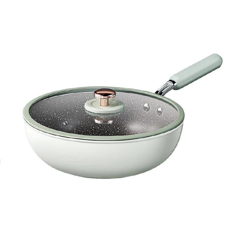 

COOKER KING Green Lemon Titanium Alloy Wok 28cm